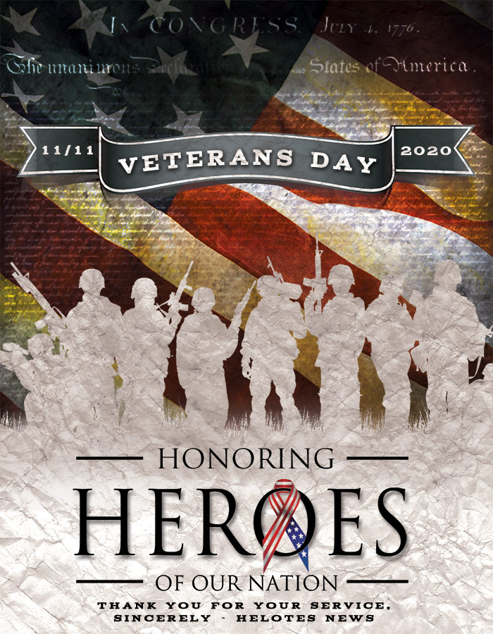 Helotes News Veterans Day Social Graphic Web