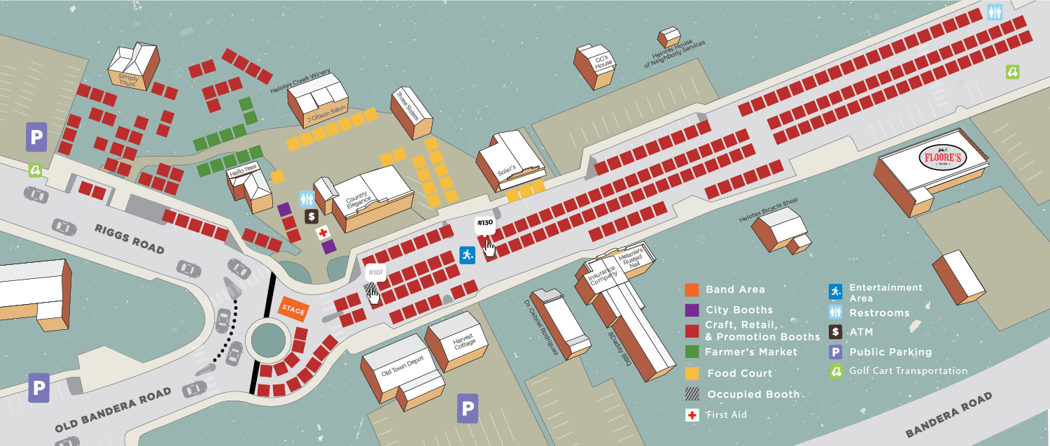 Helotes Market Place Map