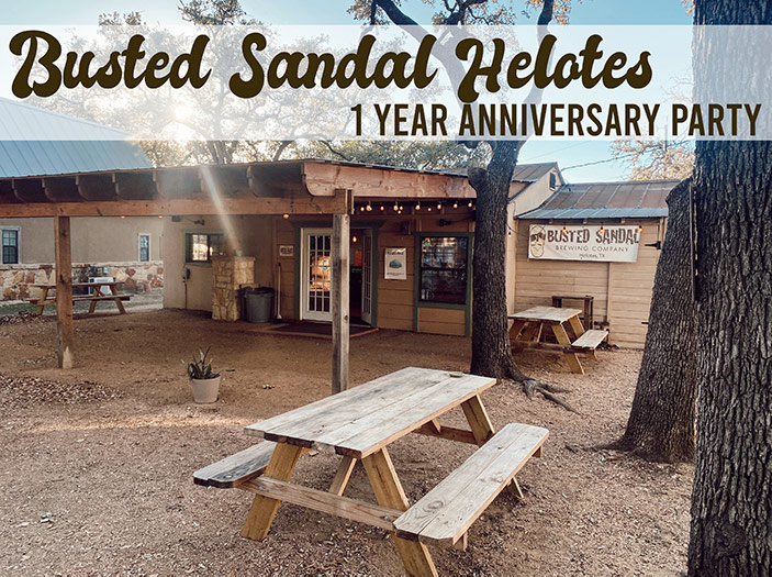 Busted Sandal Helotes 1 Year Anniversary Party Web