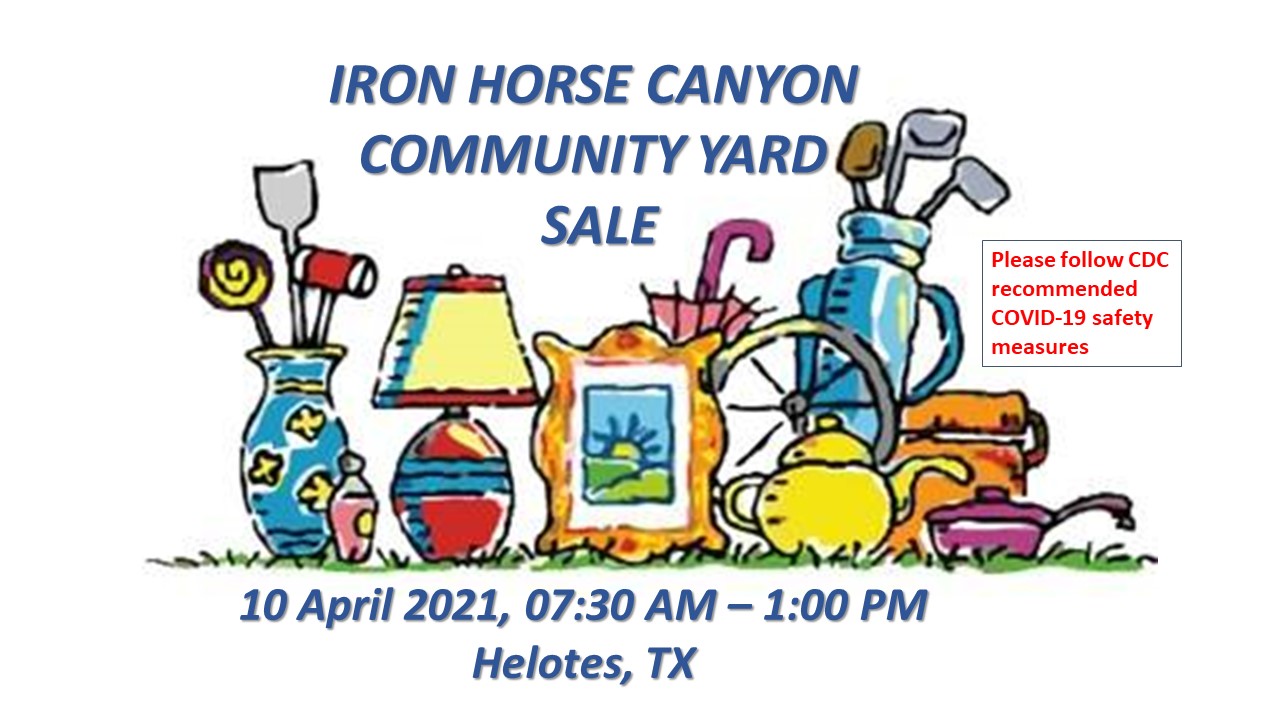 Helotes Iron Horse Canyon Yard Sale