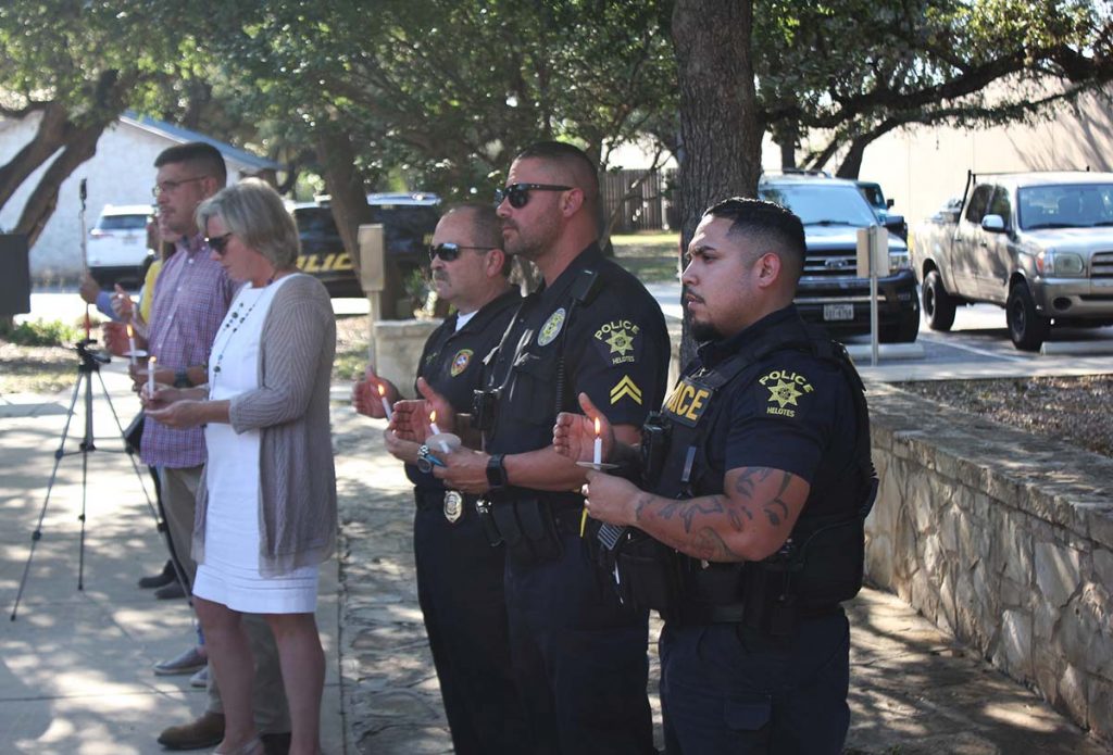 2022 05 26 - Candlelight Vigil Helotes PD Fire