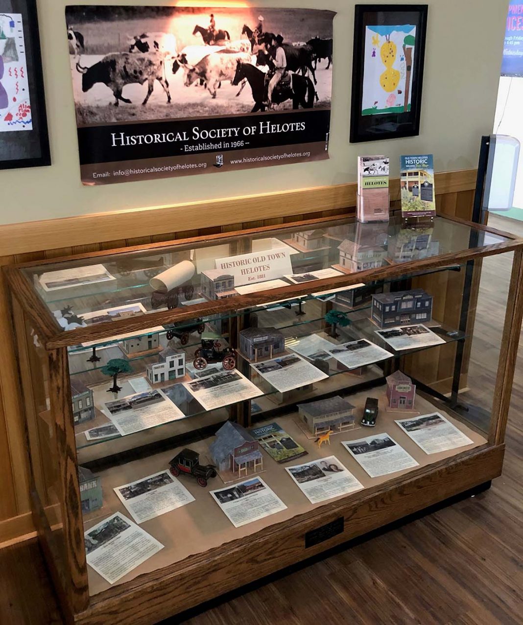 New Historical Exhibit at Helotes City Hall Features Web