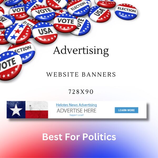 Helotes News Political Website Banner 728x90 Product Image